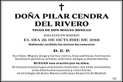 Pilar Cendra del Rivero